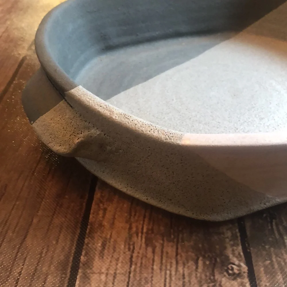 Handmade and Signed Raku(?) Ceramic Tray